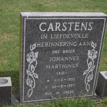CARSTENS Johannes Marthinus 1950-1997