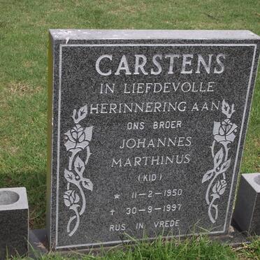 CARSTENS Johannes Marthinus 1950-1997