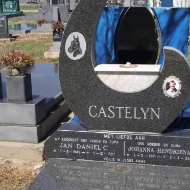 CASTELYN Jan Daniel C. 1949-1997 :: JARDINE Johanna Hendriena formerly CASTELYN 1951-2011
