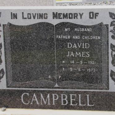 CAMPBELL David James 1921-1973