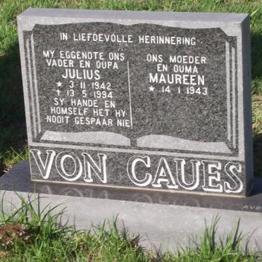 CAUES Julius 1942-1994, von &amp; Maureen 1943-