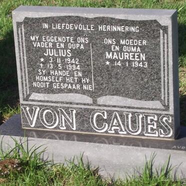 CAUES Julius 1942-1994, von &amp; Maureen 1943-