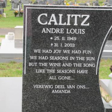 CALITZ Andre Louis 1949-2003