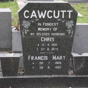 CAWCUTT Chris 1901-1979 &amp; Frances Mary 1909-1987