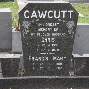CAWCUTT Chris 1901-1979 &amp; Frances Mary 1909-1987