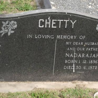 CHETTY Nadarajah 1896-1972