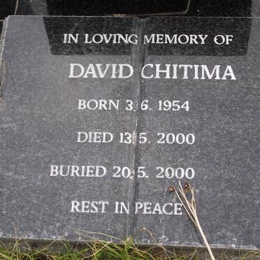 CHITIMA David 1954-2000