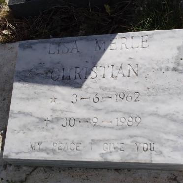 CHRISTIAN Lisa Merle 1962-1989