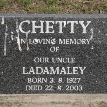 CHETTY Ladamaley 1927-2003