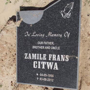 CITWA Zamile Frans 1956-2012