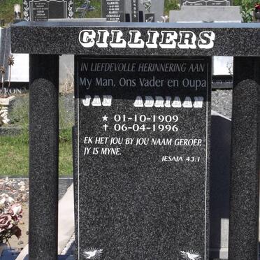 CILLIERS Jan Adriaan 1909-1996