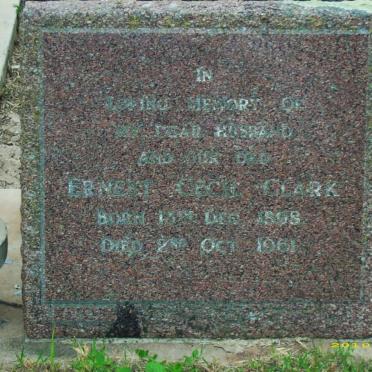 CLARK Ernest Cecil 1898-1961