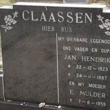 CLAASSEN Jan Hendrik 1923-1987 :: MULDER E. -1959.JPG