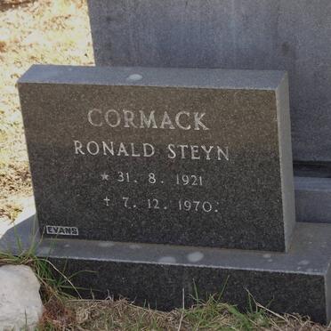 CORMACK Ronald Steyn 1921-1970