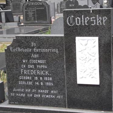 COLESKE Frederick 1938-1985