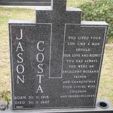 COSTA Jason 1918-1997