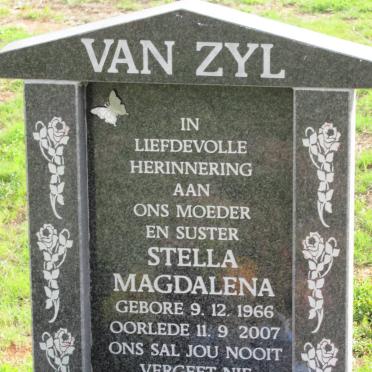 COETZER Stella Magdalena formerly VAN ZYL 1966-2007