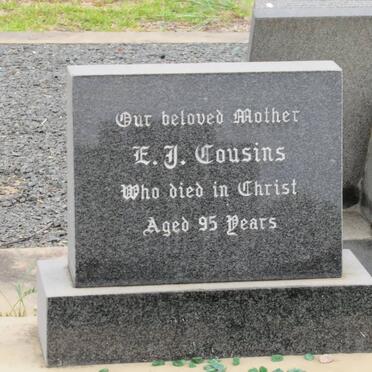 COUSINS E.J. 1881-1976