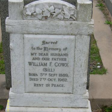 COWX William F. 1889-1962