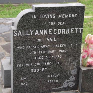 CORBETT Sally Anne nee VAIL -1980