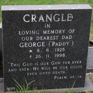 CRANGLE George 1925-1998