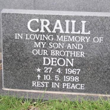 CRAILL Deon 1967-1998