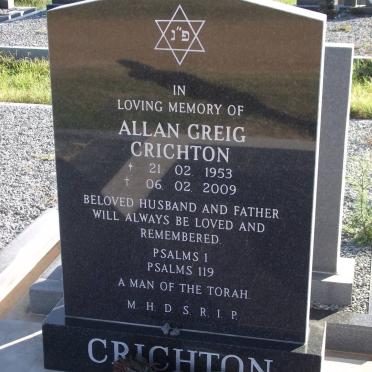 CRICHTON Allan Greig 1953-2009