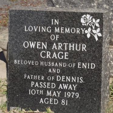 CRAGE Owen Arthur -1979