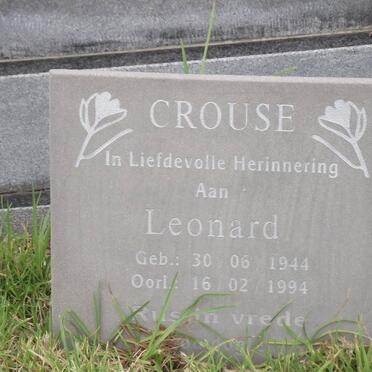 CROUSE Leonard 1944-1994