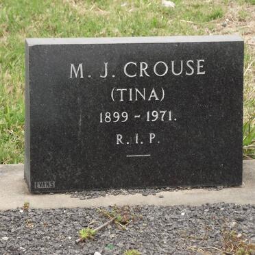 CROUSE M.J. 1899-1971