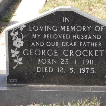 CROCKETT George 1911-1975