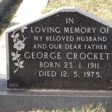 CROCKETT George 1911-1975