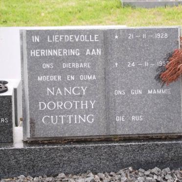 CUTTING Nancy Dorothy 1928-1995