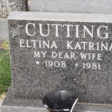 CUTTING Eltina Katrina 1908-1981