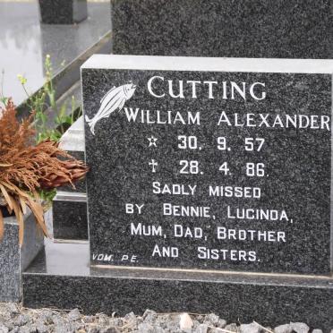 CUTTING William Alexander 1957-1986