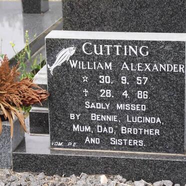 CUTTING William Alexander 1957-1986