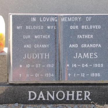 DANOHER James 1909-1995 &amp; Judith 1912-1994