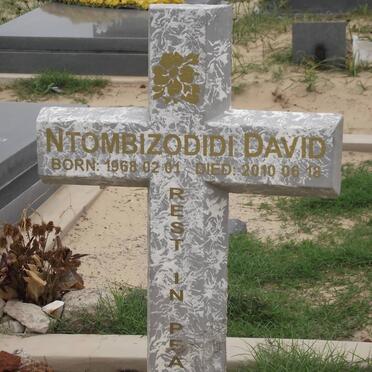 DAVID Ntombizodidi 1968-2010