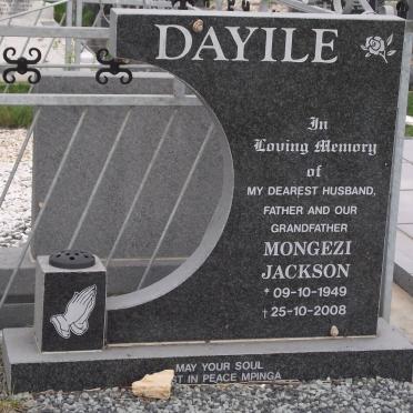 DAYILE Mongezi Jackson 1949-2008