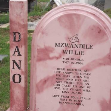 DANO Mzwandile Willie 1965-2004
