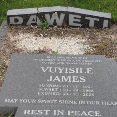 DAWETI Vuyisile James 1927-1998