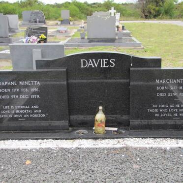 DAVIES Marchant Starr 1895-1973 &amp; Daphne Minetta 1896-1979