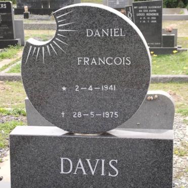 DAVIS Daniel Francois 1941-1975