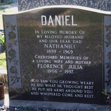 DANIEL Nathaniel 1899-1969 &amp; Florence Julia 1906-1997