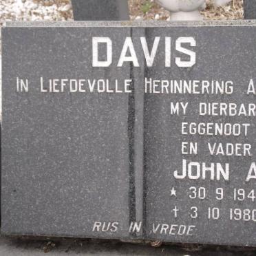 DAVIS John A. 1943-1980