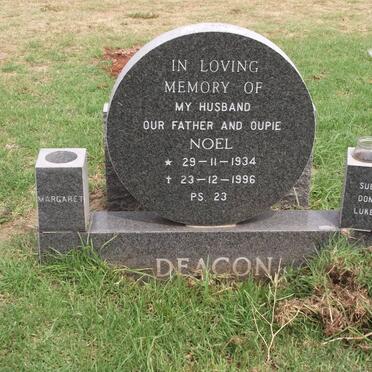 DEACON Noel Donald 1934-1996 &amp; Magrieta Maria LUKE 1931-2006