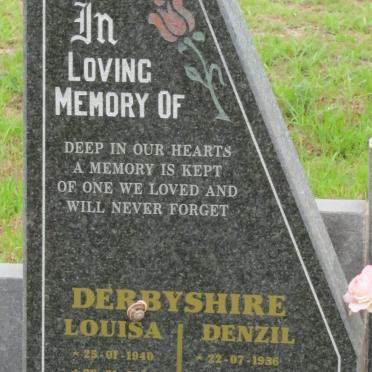 DERBYSHIRE Denzil 1936- &amp; Louisa 1940-2004