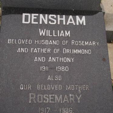 DENSHAM William 1911-1980 &amp;  Rosemary 1917-1986