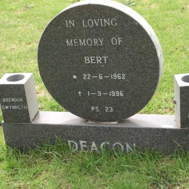 DEACON Albert Herbert 1962-1996