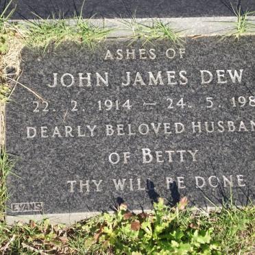 DEW John James 1914-1981